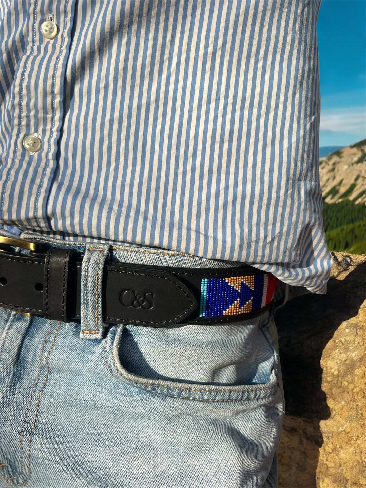 C&S Beaded Classic – Handmade Belt